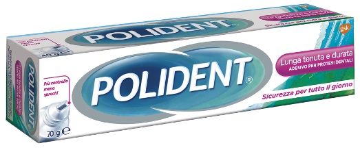 ADESIVO PROTESI DENTALI POLIDENT LUNGA TENUTA 70 G - Newepa Srl