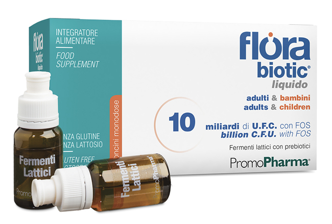FLORA LIQUIDO ADULTI & BAMBINI 10 FLACONCINI X 10 ML - Newepa Srl