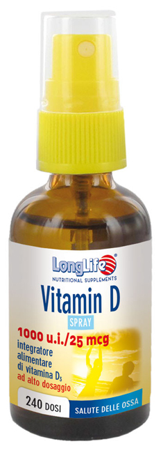 LONGLIFE VITAMIN D 1000UI SPRAY 30 ML - Newepa Srl