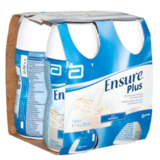 ENSURE PLUS VANIGLIA 4 BOTTIGLIE DA 200 ML - Newepa Srl