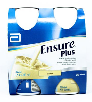 ENSURE PLUS BANANA 4 BOTTIGLIE DA 200 ML - Newepa Srl