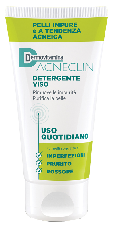 DERMOVITAMINA ACNECLIN DETERGENTE VISO USO QUOTIDIANO 200 ML - Newepa Srl