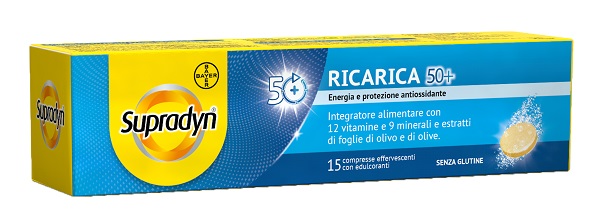 SUPRADYN RICARICA 50+ 15 COMPRESSE EFFERVESCENTI - Newepa Srl