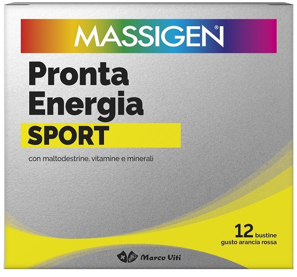 MASSIGEN SPORT PRONTA ENERGIA 12 BUSTINE - Newepa Srl