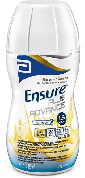 ENSURE PLUS ADVANCE BANANA 4 BOTTIGLIE DA 220 ML - Newepa Srl
