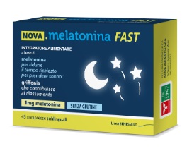 NOVA MELATONINA FAST 45 COMPRESSE 1MG DI MELATONINA - Newepa Srl
