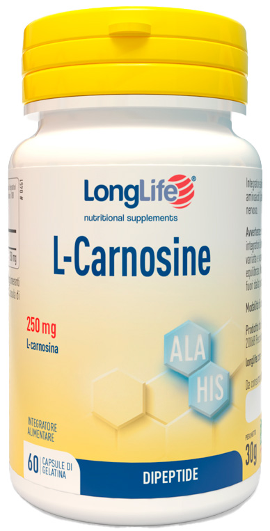 LONGLIFE L-CARNOSINE 60 CAPSULE - Newepa Srl