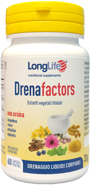 LONGLIFE DRENAFACTORS 60 CAPSULE - Newepa Srl