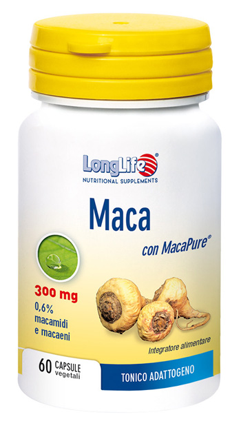 LONGLIFE MACA 60 CAPSULE VEGETALI DA 550 MG - Newepa Srl