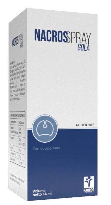 NACROS SPRAY GOLA 14 ML - Newepa Srl