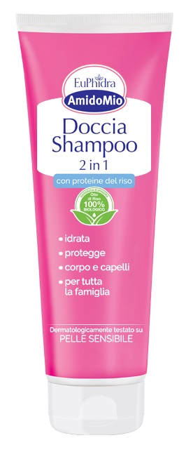 EUPHIDRA AMIDOMIO DOCCIA SHAMPOO 2 IN 1 250 ML - Newepa Srl