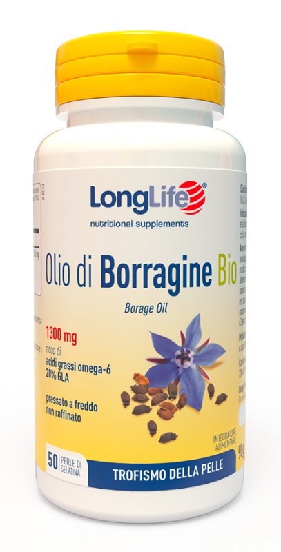 LONGLIFE OLIO BORRAGINE BIO 50 PERLE IN GELATINA - Newepa Srl