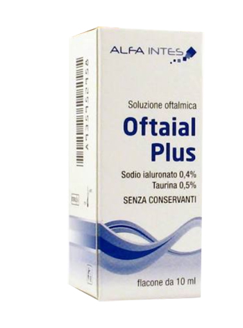SOLUZIONE OFTALMICA OFTAIAL PLUS ACIDO IALURONICO 0,4% E TAURINA 10ML - Newepa Srl