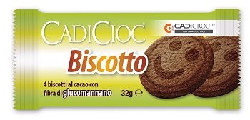 CADICIOC BISCOTTO CACAO 4 PEZZI 8 G - Newepa Srl