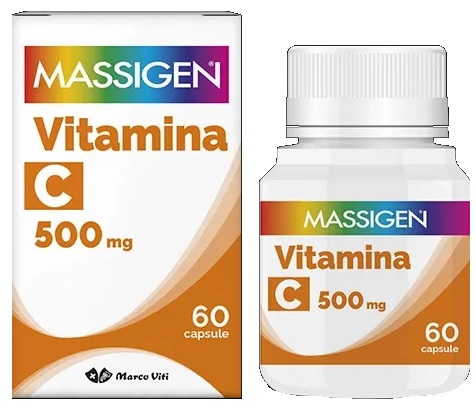 MASSIGEN C VITI 500MG DI VITAMINA C 60 CAPSULE - Newepa Srl