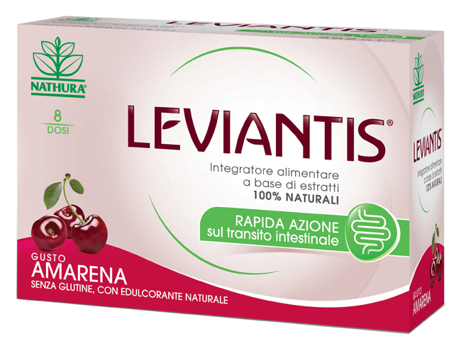 LEVIANTIS SENZA GLUTINE GUSTO AMARENA 8 DOSI / 16 BUSTE - Newepa Srl
