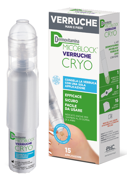 DERMOVITAMINA MICOBLOCK VERRUCHE CRYO SPRAY 38 ML - Newepa Srl