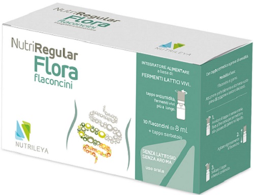 NUTRIREGULAR FLORA 10 FLACONCINI 8 ML - Newepa Srl
