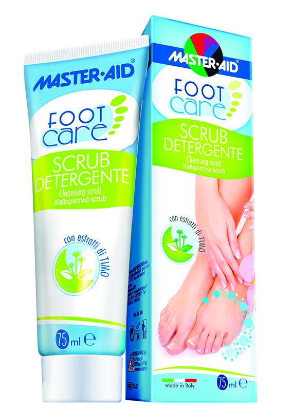 MASTER-AID FOOTCARE DETERGENTE SCRUB PER PIEDI 75 ML L4 - Newepa Srl