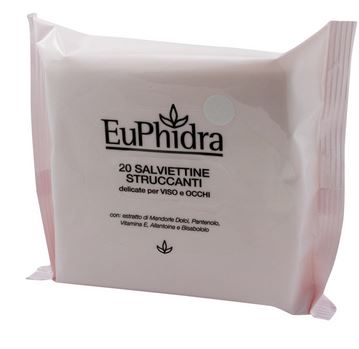 EUPHIDRA SALVIETTINE STRUCCANTI 20 PEZZI - Newepa Srl