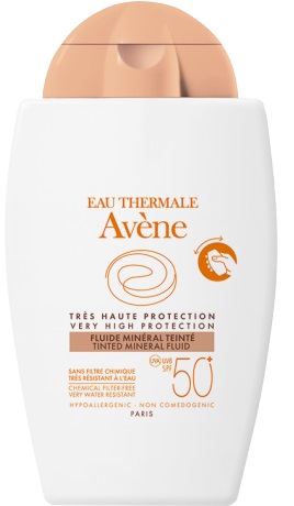 EAU THERMALE AVENE SOLARE FLUIDO MINERALE 50+ COLORATO 40 ML - Newepa Srl