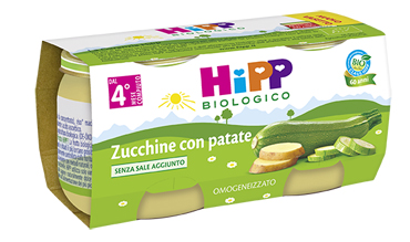 HIPP BIO HIPP BIO OMOGENEIZZATO ZUCCHINE CON PATATE 2X80 G - Newepa Srl