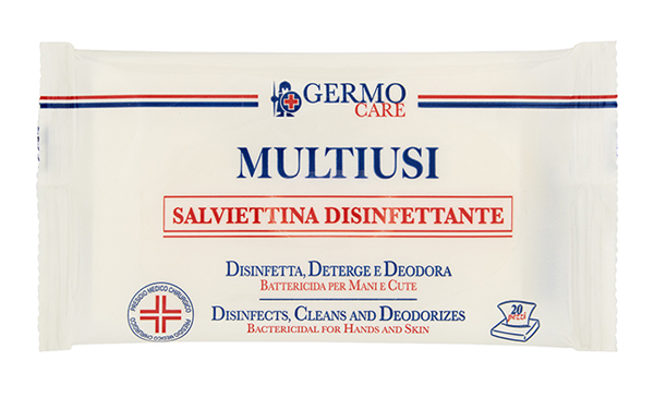 MULTIUSI SALVIETTINA DISINFETTANTE 20 PEZZI - Newepa Srl