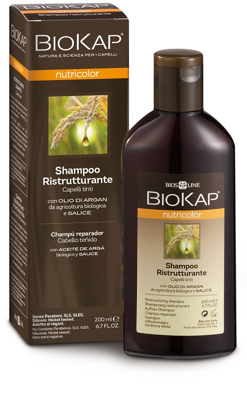 BIOKAP NUTRICOLOR SHAMPOO RISTRUTTURANTE 200 ML - Newepa Srl