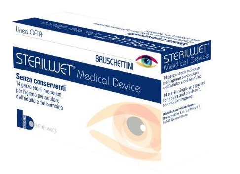 STERILWET GARZA OFTALMICA 14 PEZZI - Newepa Srl
