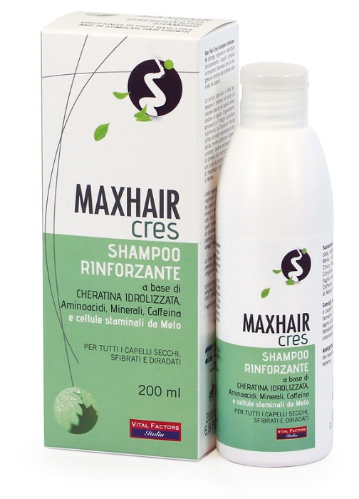 MAXHAIR CRES SHAMPOO RINFORZANTE 200 ML - Newepa Srl