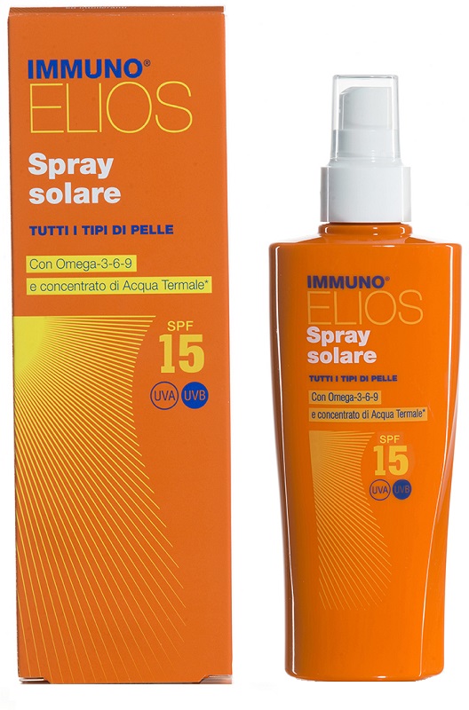 IMMUNO ELIOS SPRAY SOLARE SPF 15 200 ML - Newepa Srl