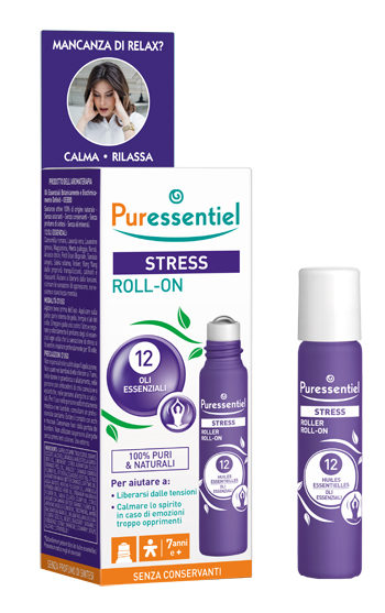 PURESSENTIEL ROLLER SOS STRESS 12 OLI ESSENZIALI 5 ML - Newepa Srl
