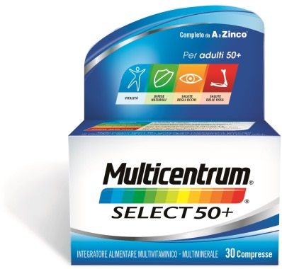 MULTICENTRUM SELECT 50+ 30 COMPRESSE - Newepa Srl