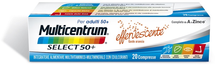 MULTICENTRUM SELECT EFFERVESCENTE 20 COMPRESSE - Newepa Srl