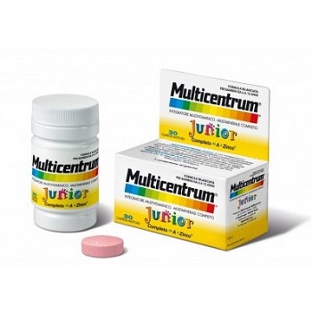 MULTICENTRUM JUNIOR 30 COMPRESSE - Newepa Srl