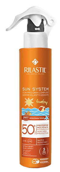 RILASTIL SUN SYSTEM BABY PPT SPF 50+ EMULSIONE SPRAY 200 ML - Newepa Srl