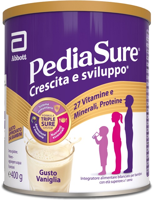 PEDIASURE CRESCITA&SVILUPPO VANIGLIA 400 G - Newepa Srl