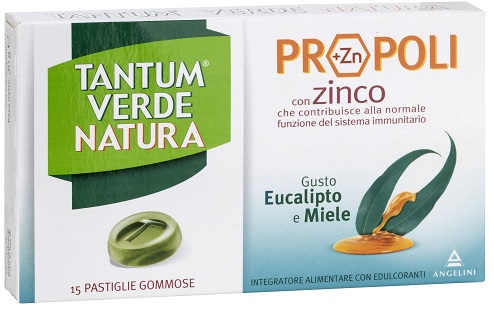 TANTUM VERDE NATURA PASTIGLIE GOMMOSE EUCALIPTO & MIELE 30 G - Newepa Srl