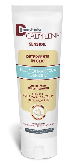 DERMOVITAMINA CALMILENE SENSIOIL DETERGENTE IN OLIO SENZA SAPONE PER PELLE EXTRA SECCA E SENSIBILE 250 ML - Newepa Srl