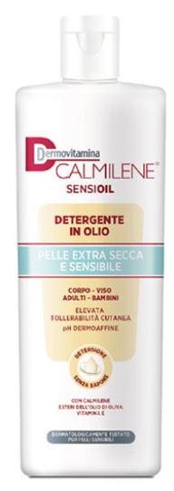 DERMOVITAMINA CALMILENE SENSIOIL DETERGENTE IN OLIO SENZA SAPONE PER PELLE EXTRA SECCA E SENSIBILE 500 ML - Newepa Srl