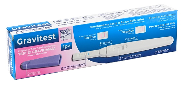 TEST GRAVIDANZA GRAVITEST 1 PEZZO GAMMADIS - Newepa Srl