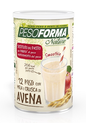 PESOFORMA NATURE SMOOTHIE MELA E CRUSCA AVENA 12 PASTI 420 G - Newepa Srl