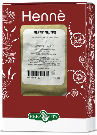 HENNE COLORANTE CAPELLI NEUTRO 100 G - Newepa Srl