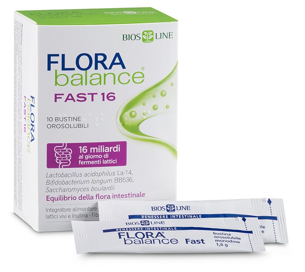 BIOSLINE FLORABALANCE FAST 10 BUSTINE OROSOLUBILI - Newepa Srl