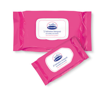 EUPHIDRA AMIDOMIO SALVIETTE UMIDIFICATE 72 PEZZI - Newepa Srl