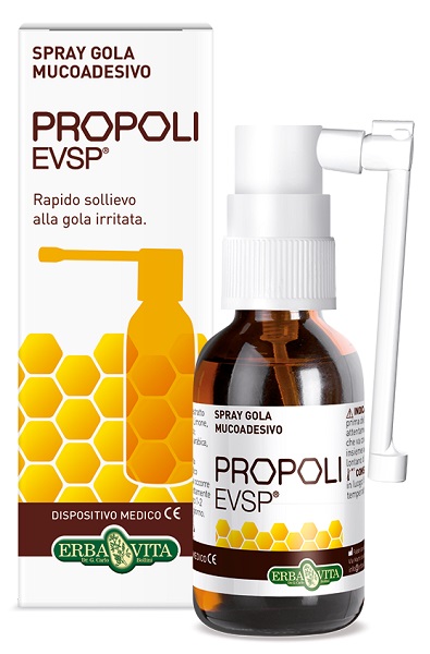 PROPOLI EVSP SPRAY GOLA MUCOADESIVO SENZA ALCOL 20ML - Newepa Srl