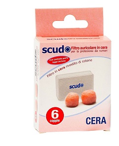 TAPPO AURICOLARE EARPLUG SCUDO IN CERA 6 COPPIE 12 PEZZI ARTICOLO 7EN081 - Newepa Srl
