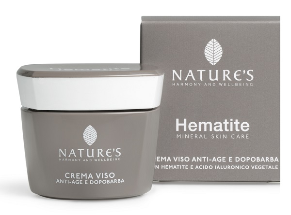 NATURE'S HEMATITE CREMA VISO ANTIAGE DOPOBARBA 50 ML - Newepa Srl