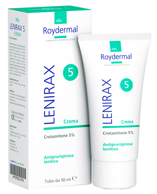 LENIRAX 5 CREMA DERMATOLOGICA CROTAMITONE 5% 50 ML - Newepa Srl