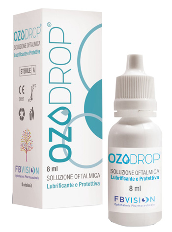 OZODROP LIPOZONEYE SOLUZIONE OFTALMICA BASE DI OLIO OZONIZZATO IN FOSFOLIPIDI 8 ML - Newepa Srl